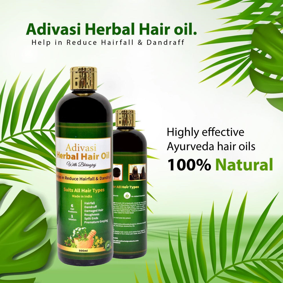 Adivasi Jeeva Sanjivani Herbal Hair Oil 125 ML BUY 1 GET 1 FREE