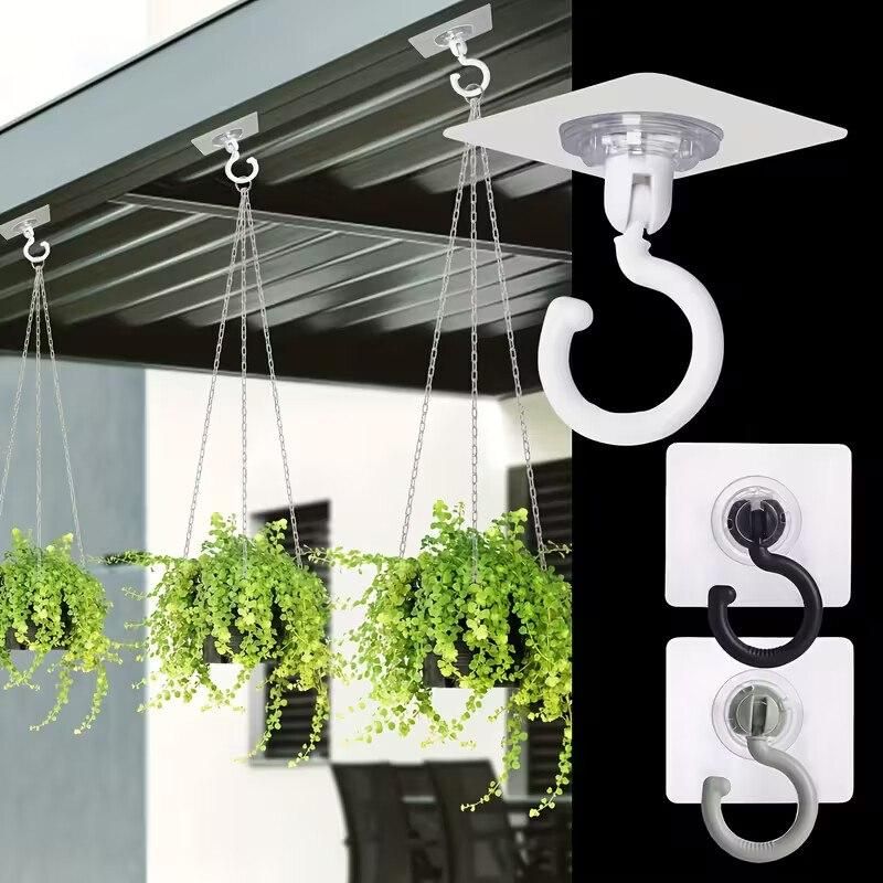 5pcs Rotating Ceiling Hooks