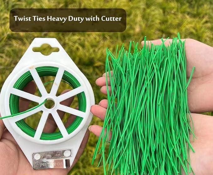 Gardening Twist Wire With Cutter (Pack of 2)
