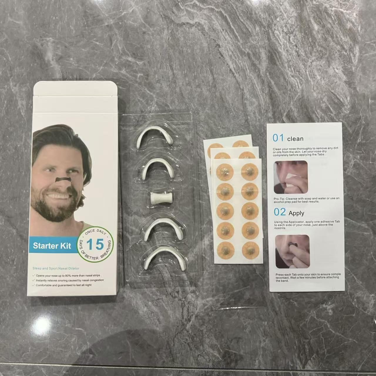 NovaBreathe Nasal Strips - Instant Relief for Easier, Deeper Breathing