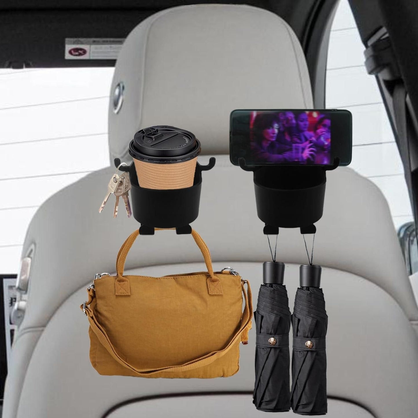 Multifunctional Hanging Storage Cup & Mobile Holder BUY 1 GET 1 FREE