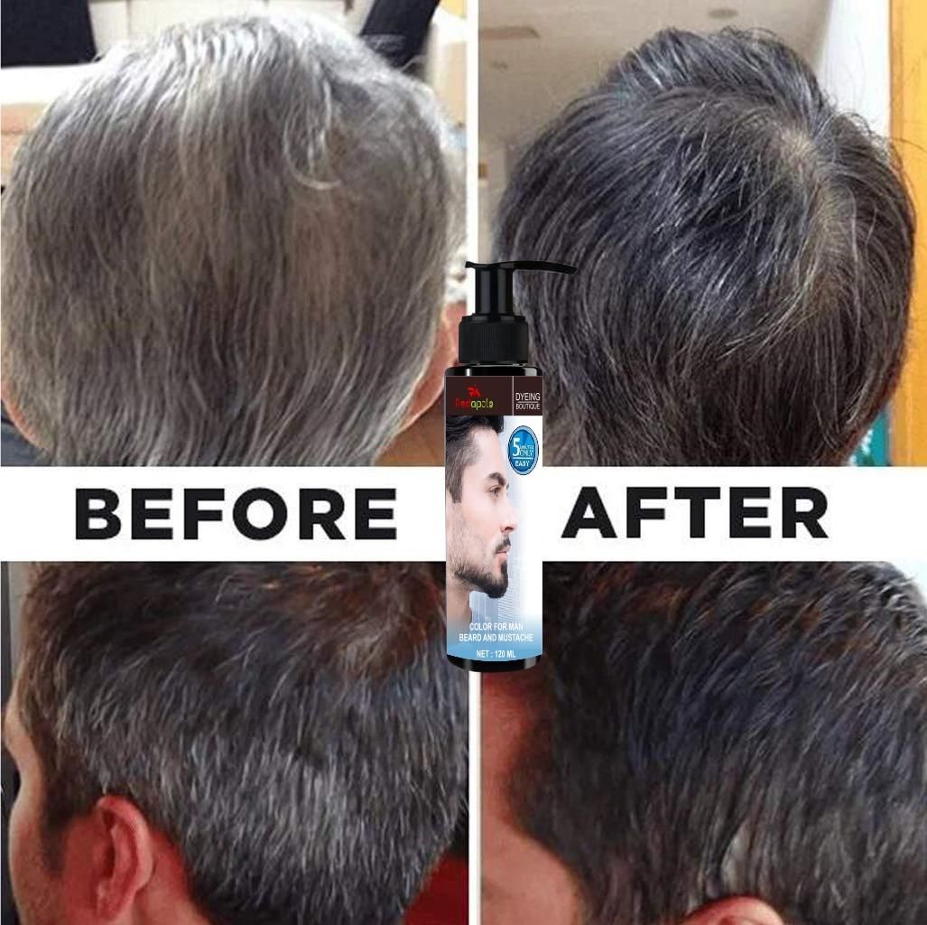 BUY 1 GET 1 FREE | Hair Color Shampoo for Men's 120ml | Ayurvedic Hair Color – Natural Black