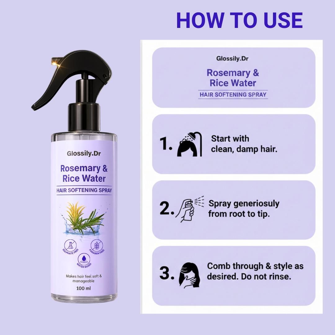 Rosemary & Rice Water 100 ml each Pack of 3| BUY 1 GET 2 FREEE